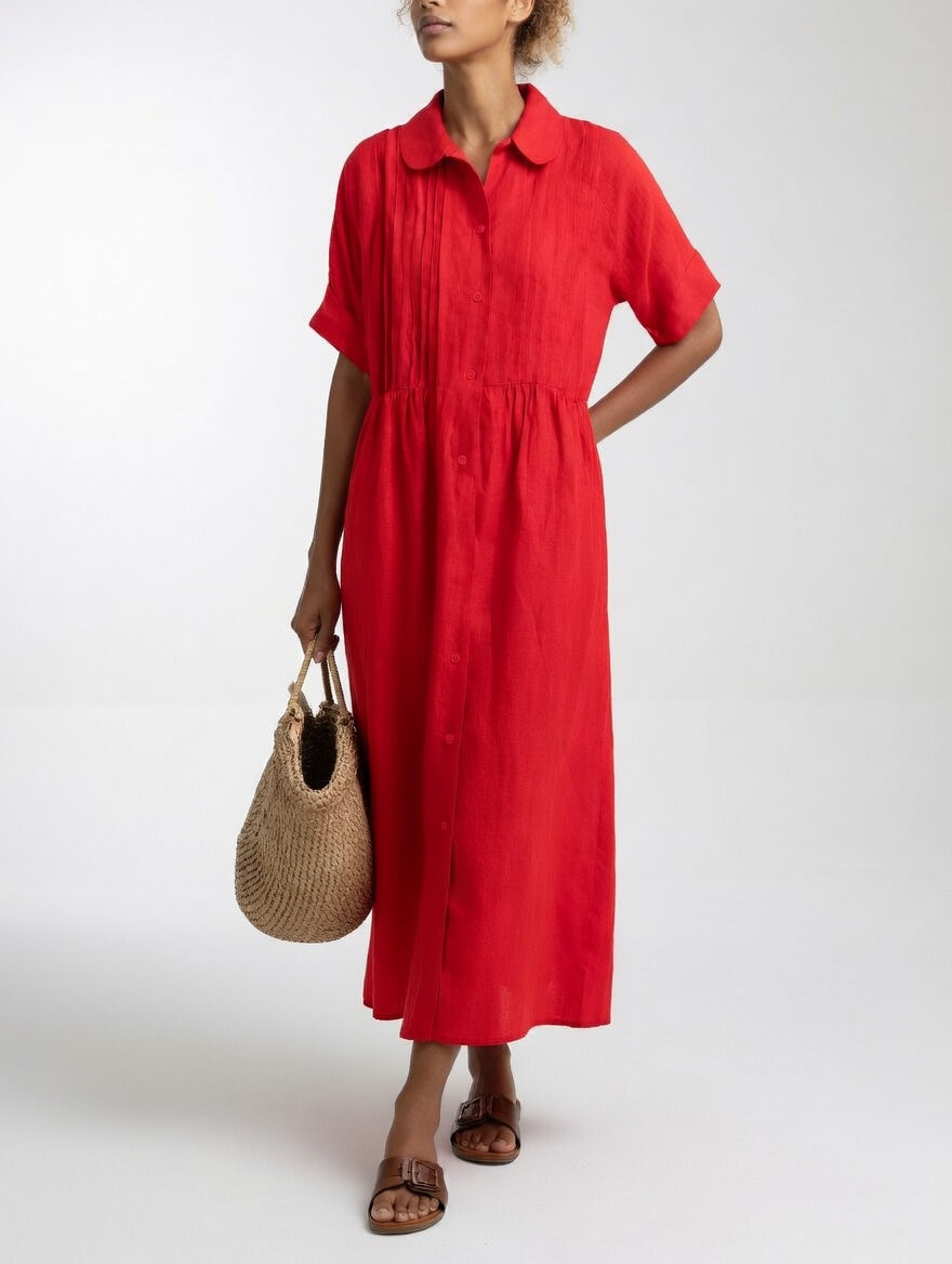 EVIE & BAY | LYSANDRA SUMMER SHIRT DRESS FOR WOMEN