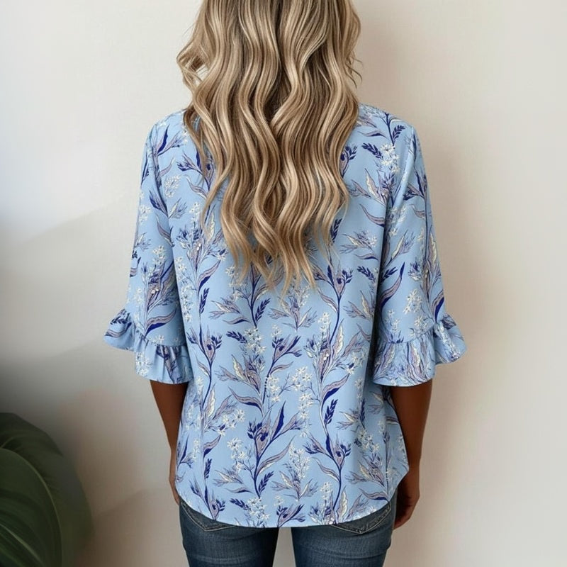 Diana | Vintage Floral Blouse