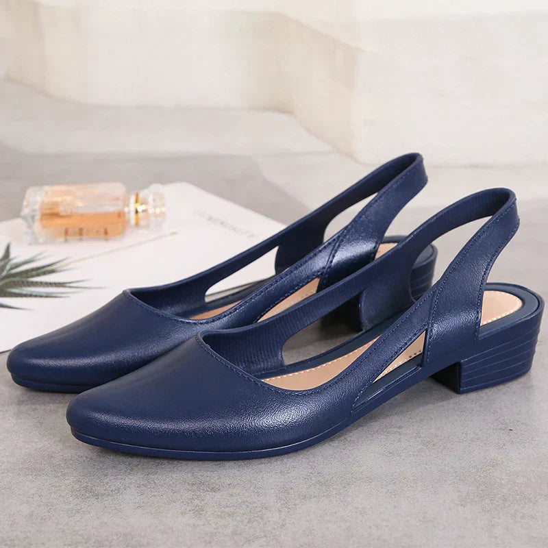 Clio | Elegant Back Strap Ballet Flats