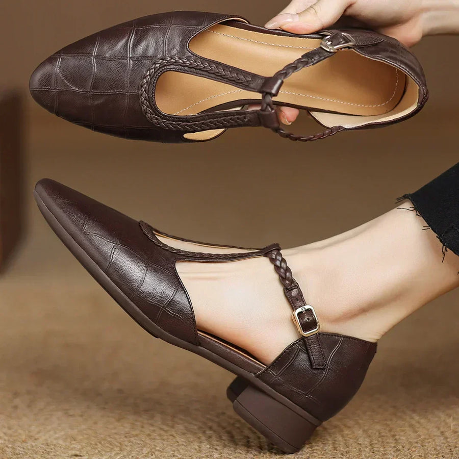 Vivienne | Leather Mary Janes