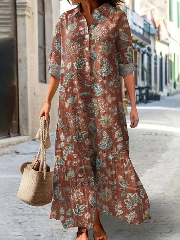 Autumn | Woodland Song Maxi Dress