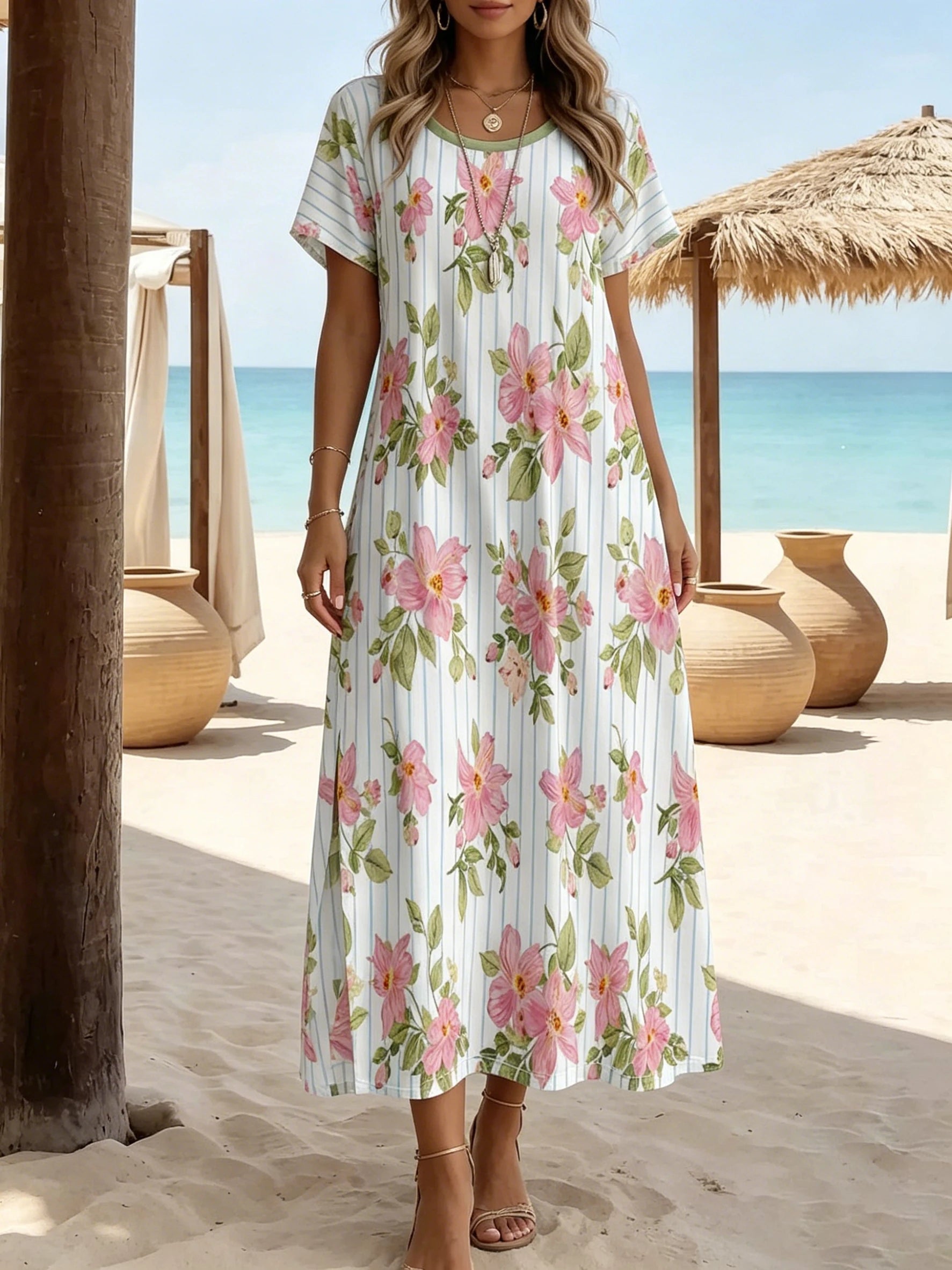 Isla | Vintage Garden Mini Dress