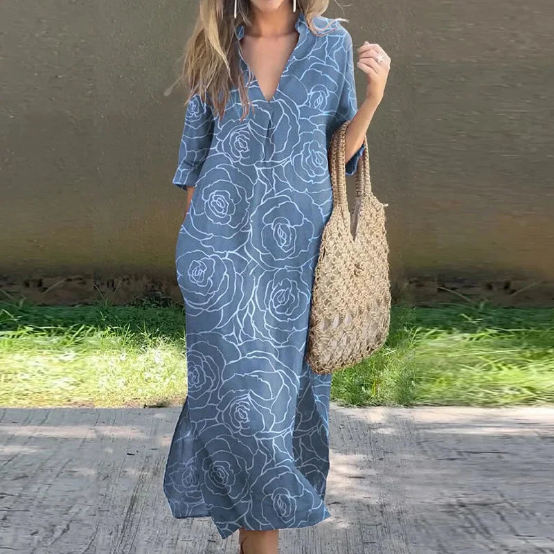 Skye | Rose Bloom Maxi Dress