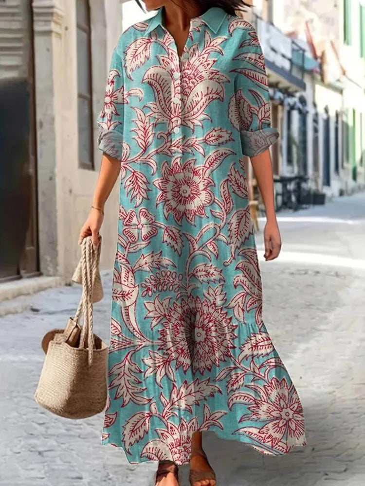 Sienna | Botanical Bloom Maxi Dress