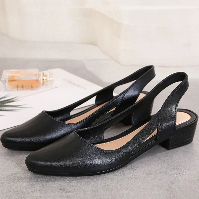 Clio | Elegant Back Strap Ballet Flats