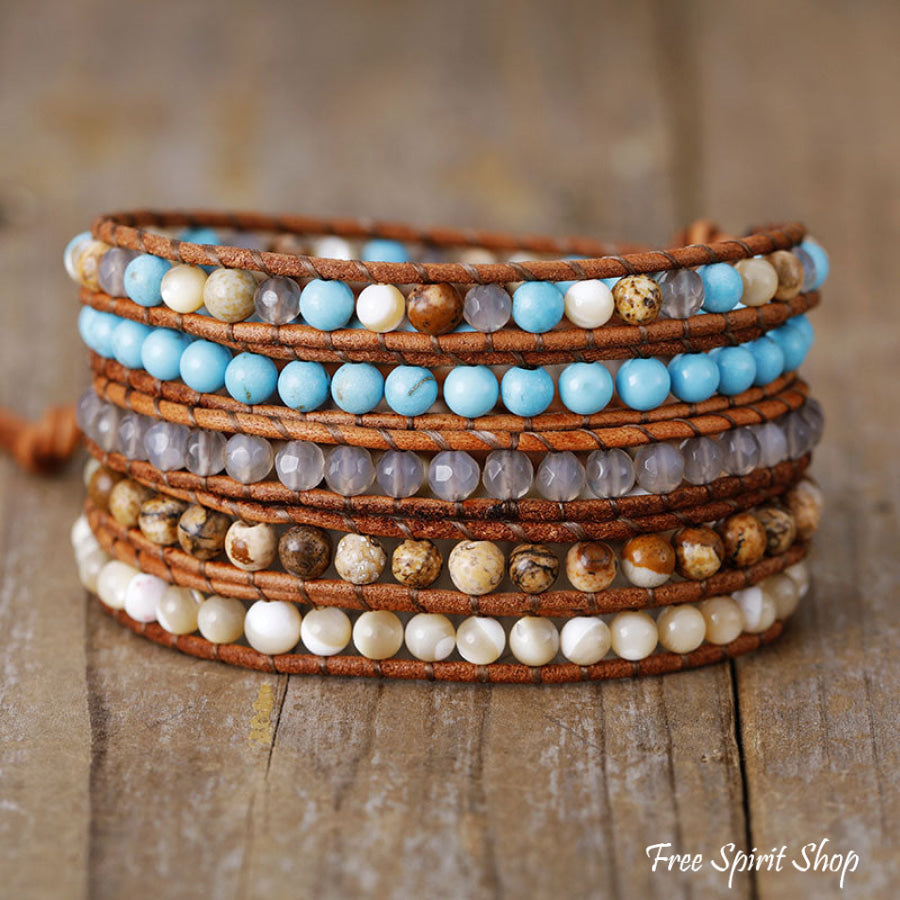 Bette | Agate, Jasper & Howlite Stone