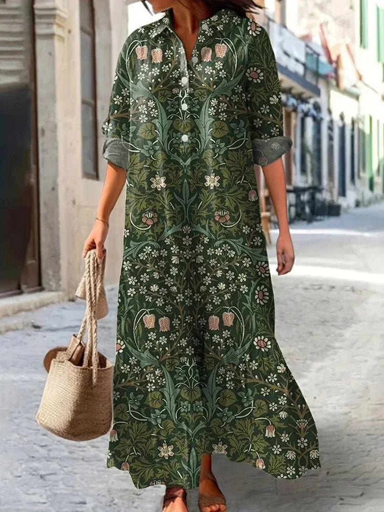 Willow | Woodland Bloom Maxi Dress