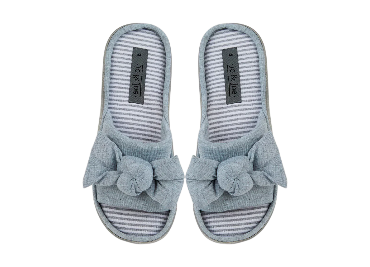 Georgia | Grey Open Toe Mule Sliders