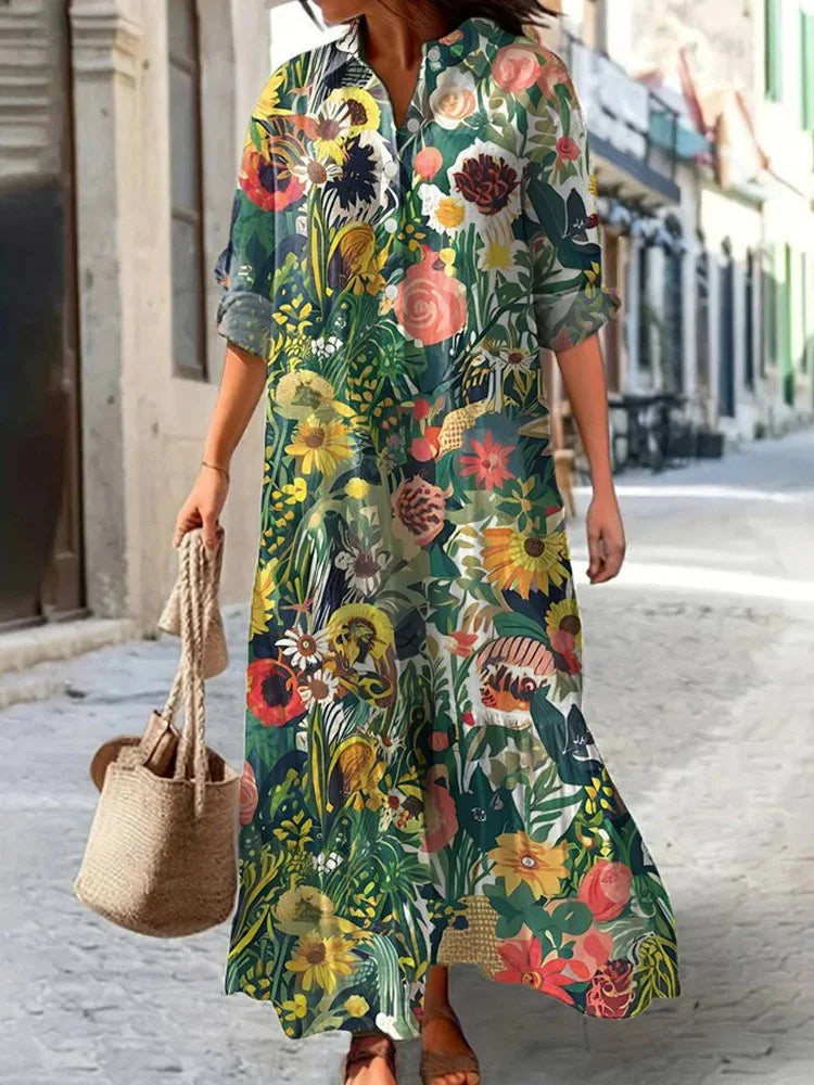 Daphne | Secret Garden Maxi Dress