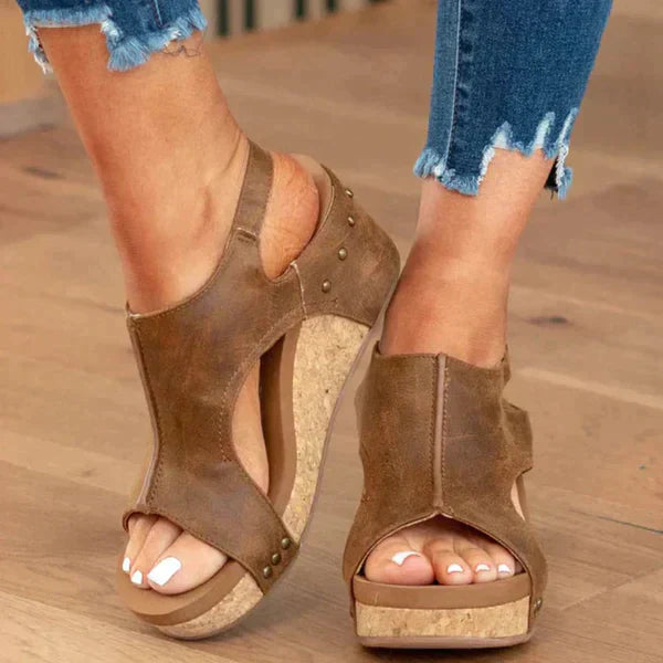 Mira | Studded Platform Ankle Boots