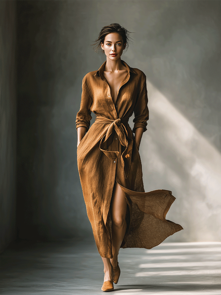 Willow | Vintage Brown Blend Shirt