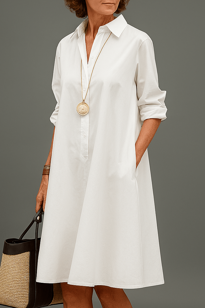 Remi | Sophisticated Silk Midi Dress