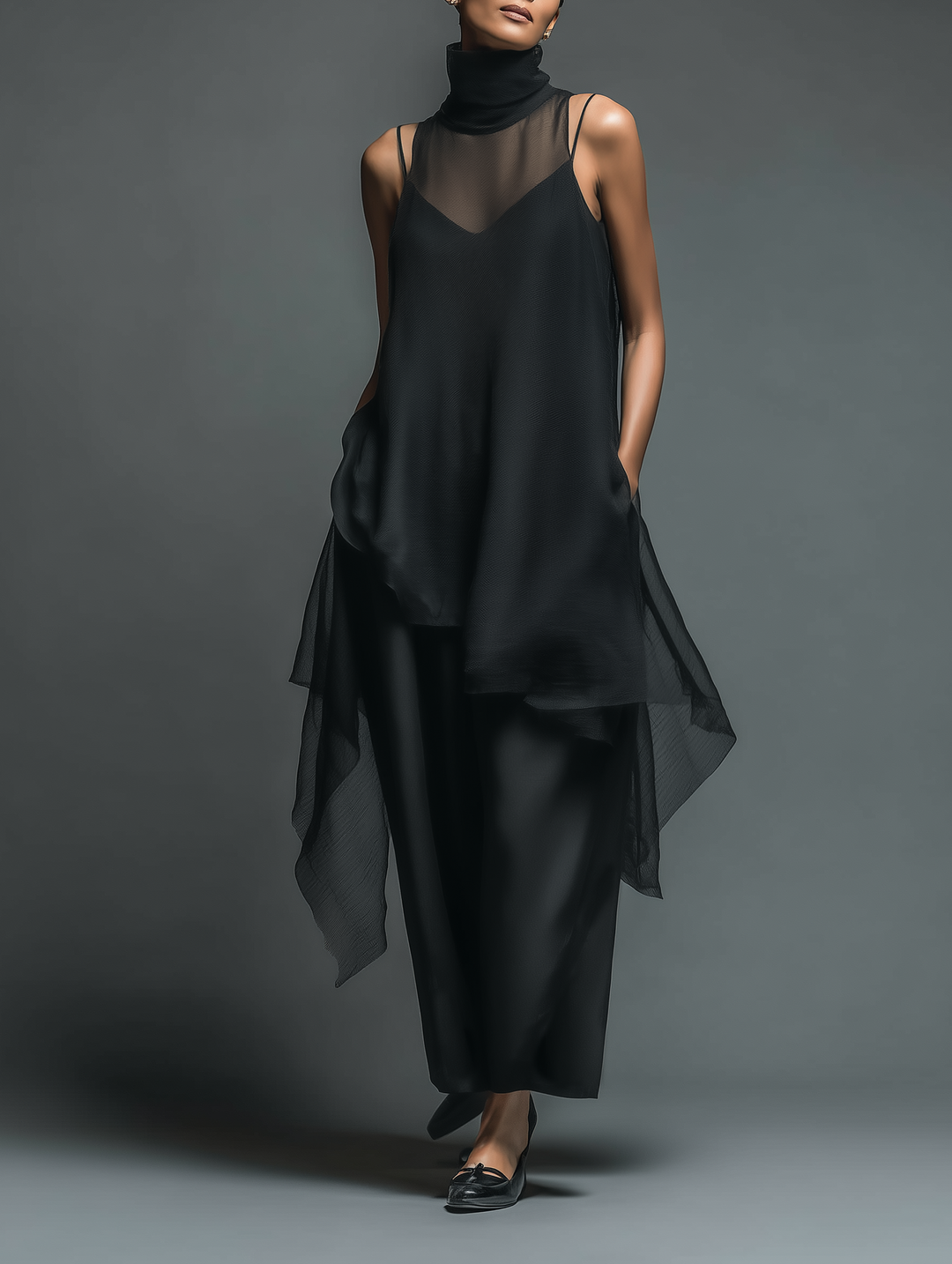 Elsie | Imitation Acetate Slip Dress