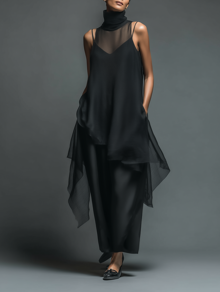 Elsie | Imitation Acetate Slip Dress