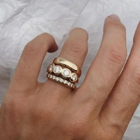 Josie | Gold Ring Set