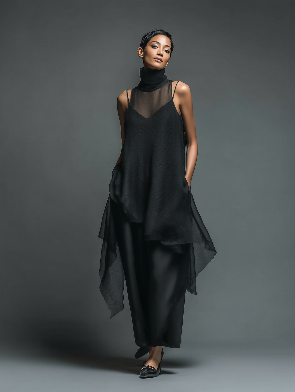 Elsie | Imitation Acetate Slip Dress