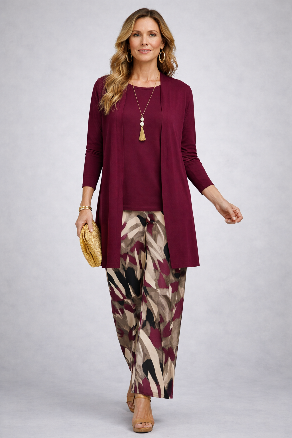 Fiamma | Purple Three-Piece Set