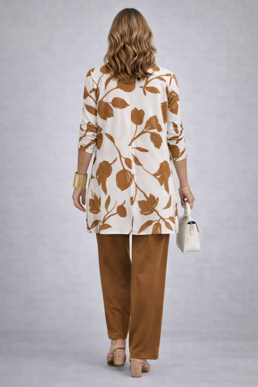 Esmeray | Brown Three-Piece Set