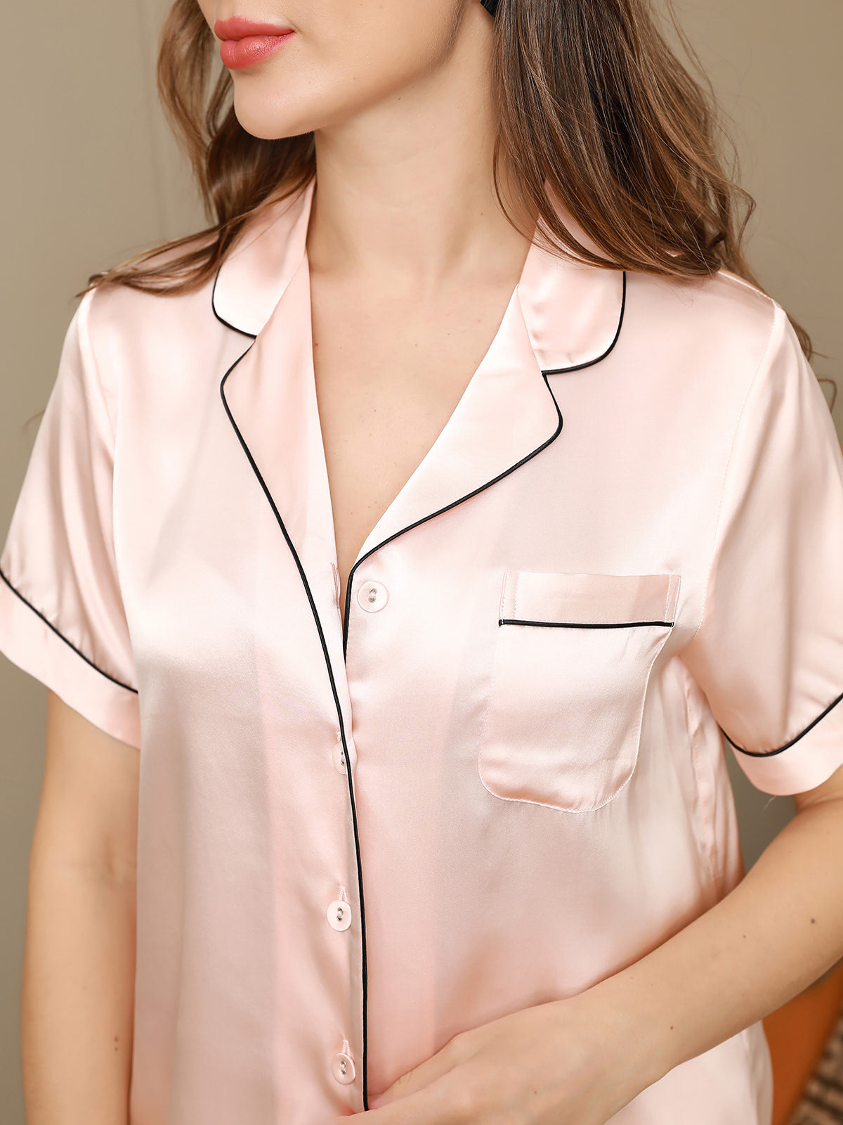 Gina | Draped Pyjama Set