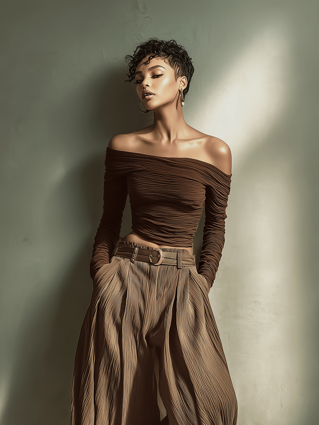 Olivia | Fashionable Sexy Dark Brown