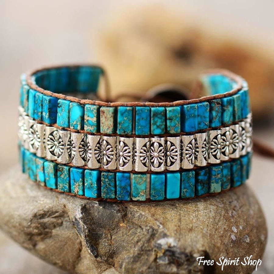 Bella | Handmade Blue Jasper & Tibetan