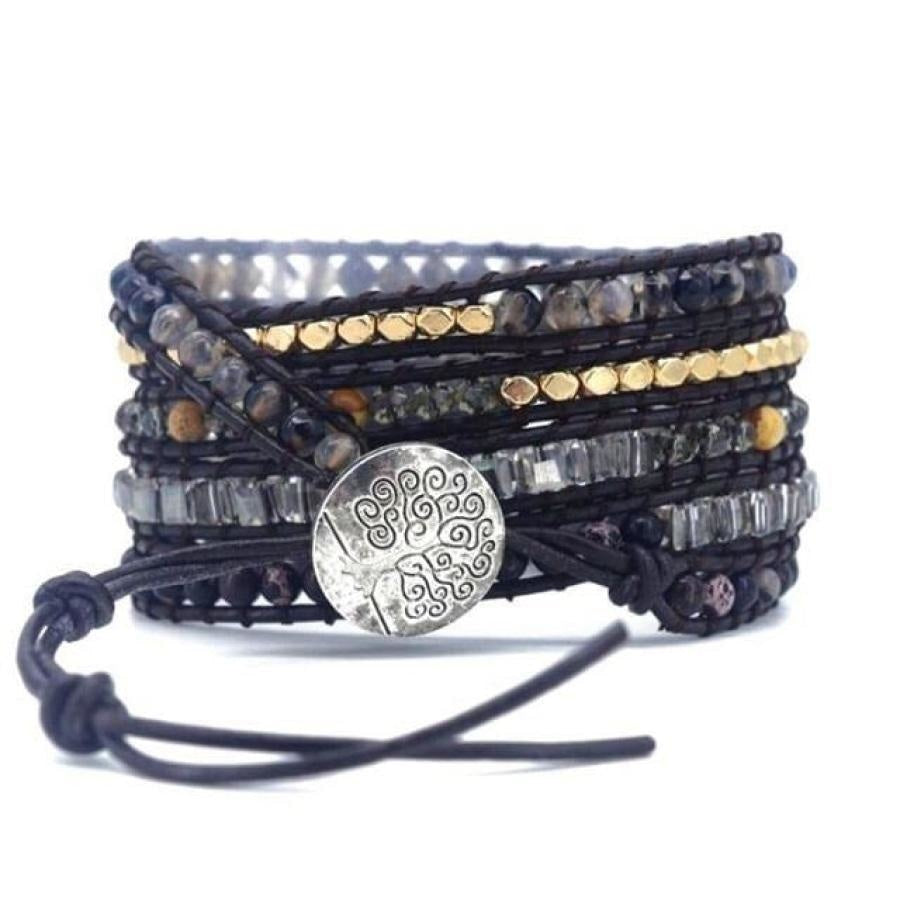 Dawn | Handmade Dark Ocean Agate Gemstone