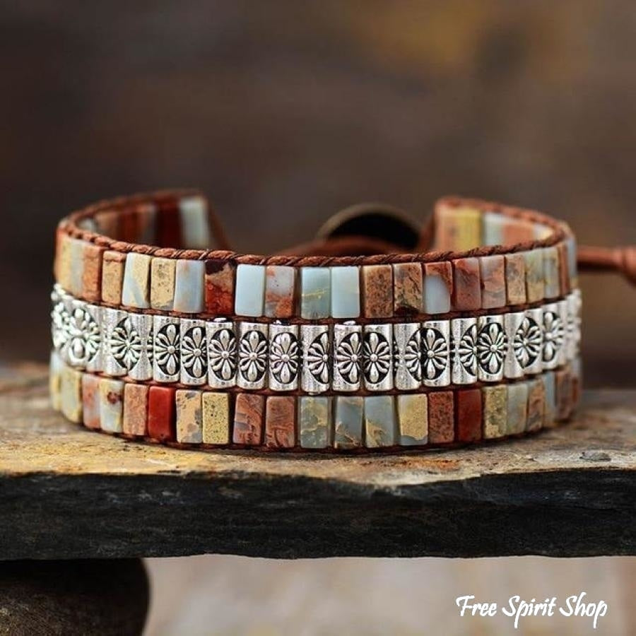 Eva | Handmade Kind Jasper & Tibetan