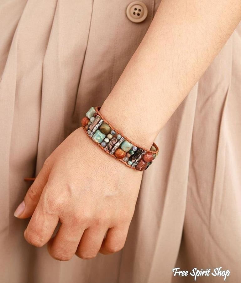 Eloise | Handmade Mix Natural Stone Wrap