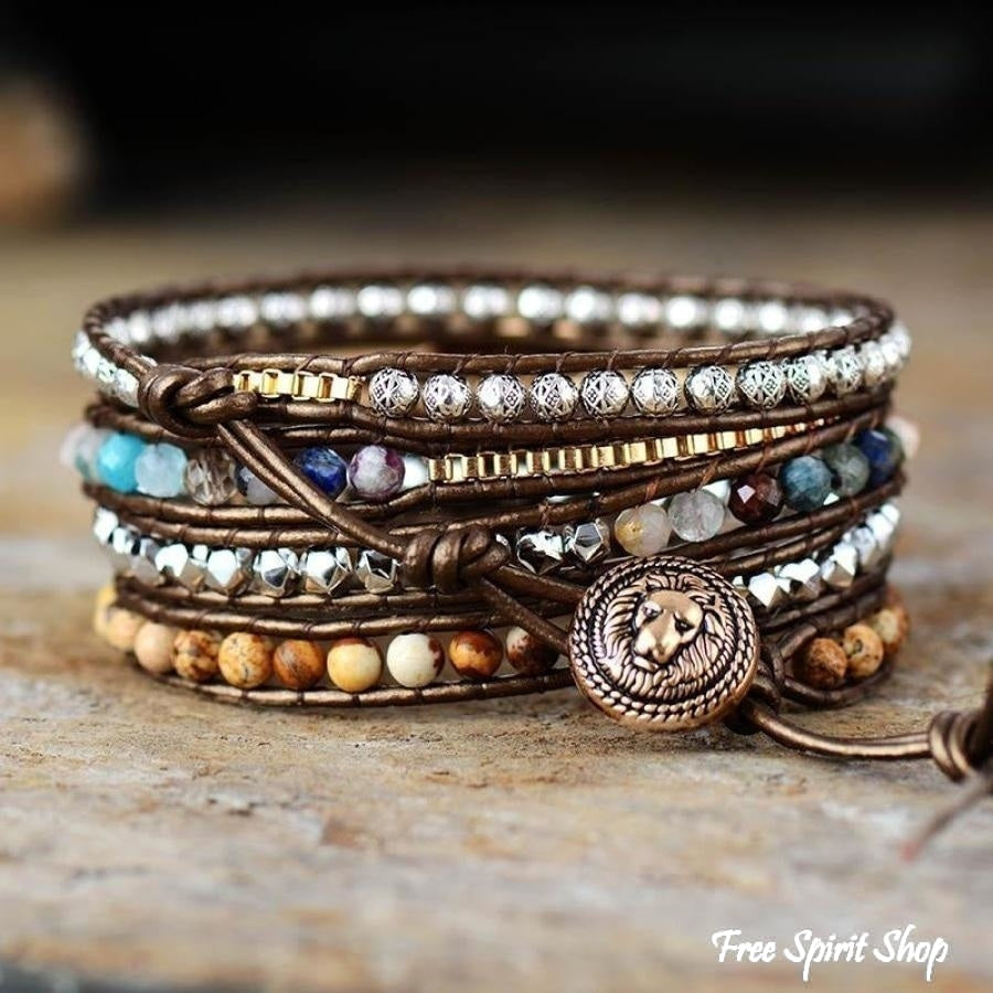 Jane | Handmade Natural Earthy Jasper Wrap