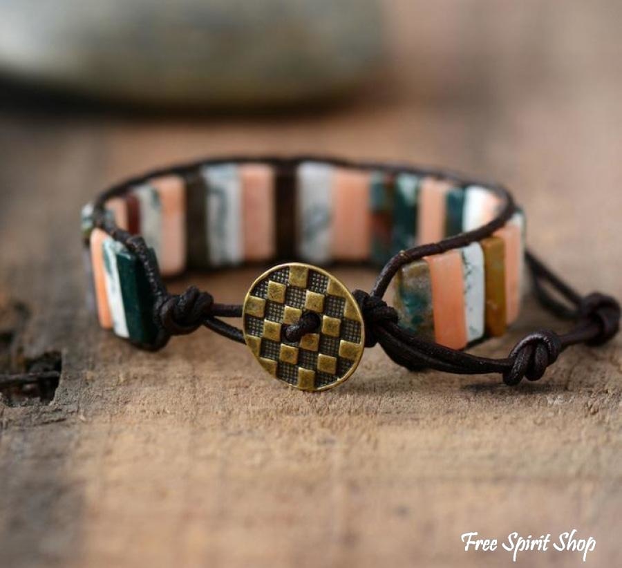 Maria | Handmade Natural Jasper & Agate