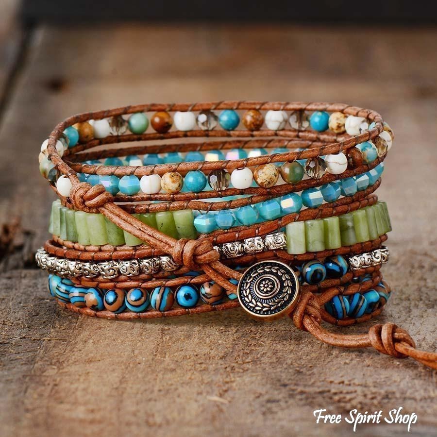 Elise | Handmade Natural Turquoise Jasper Punk