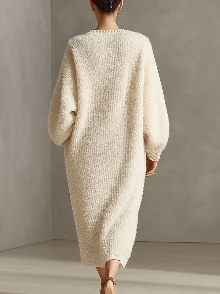 Luna | Cream Elegant Faux Mink