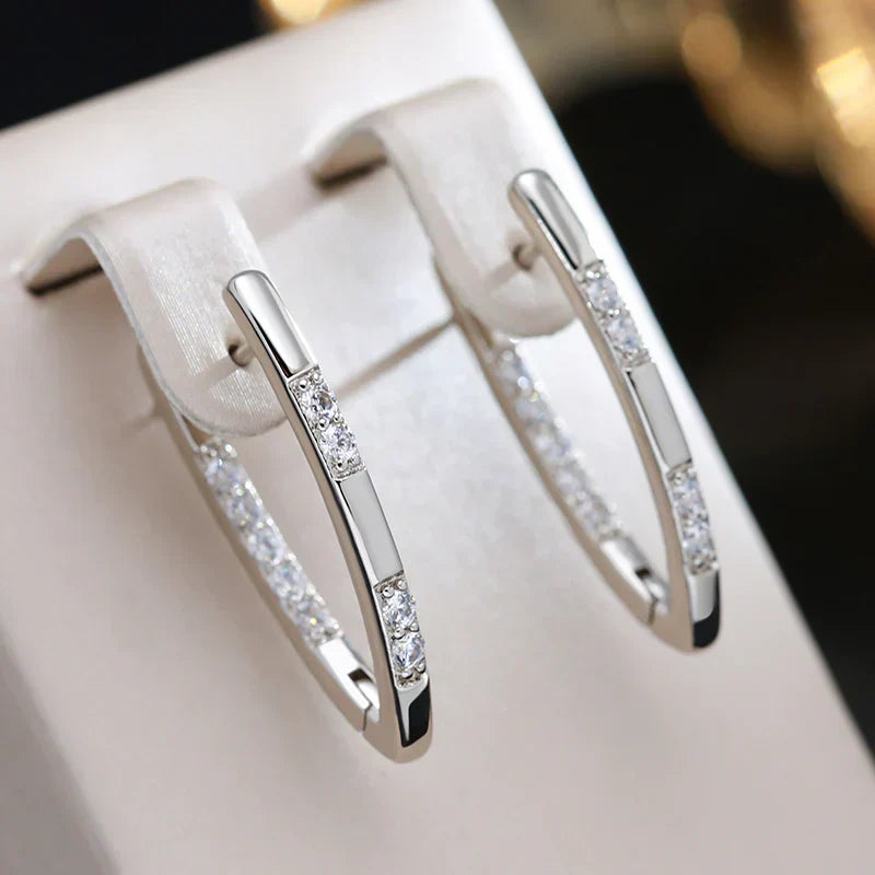 Layla | Elegant Zirconia Earrings