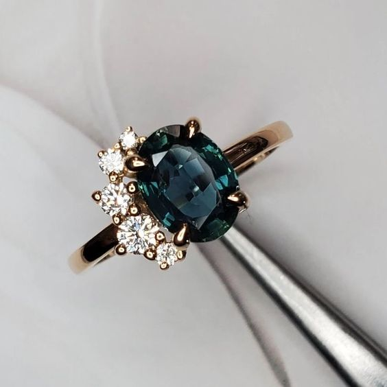 Lucia | Vintage Blue Crystal Zirconia