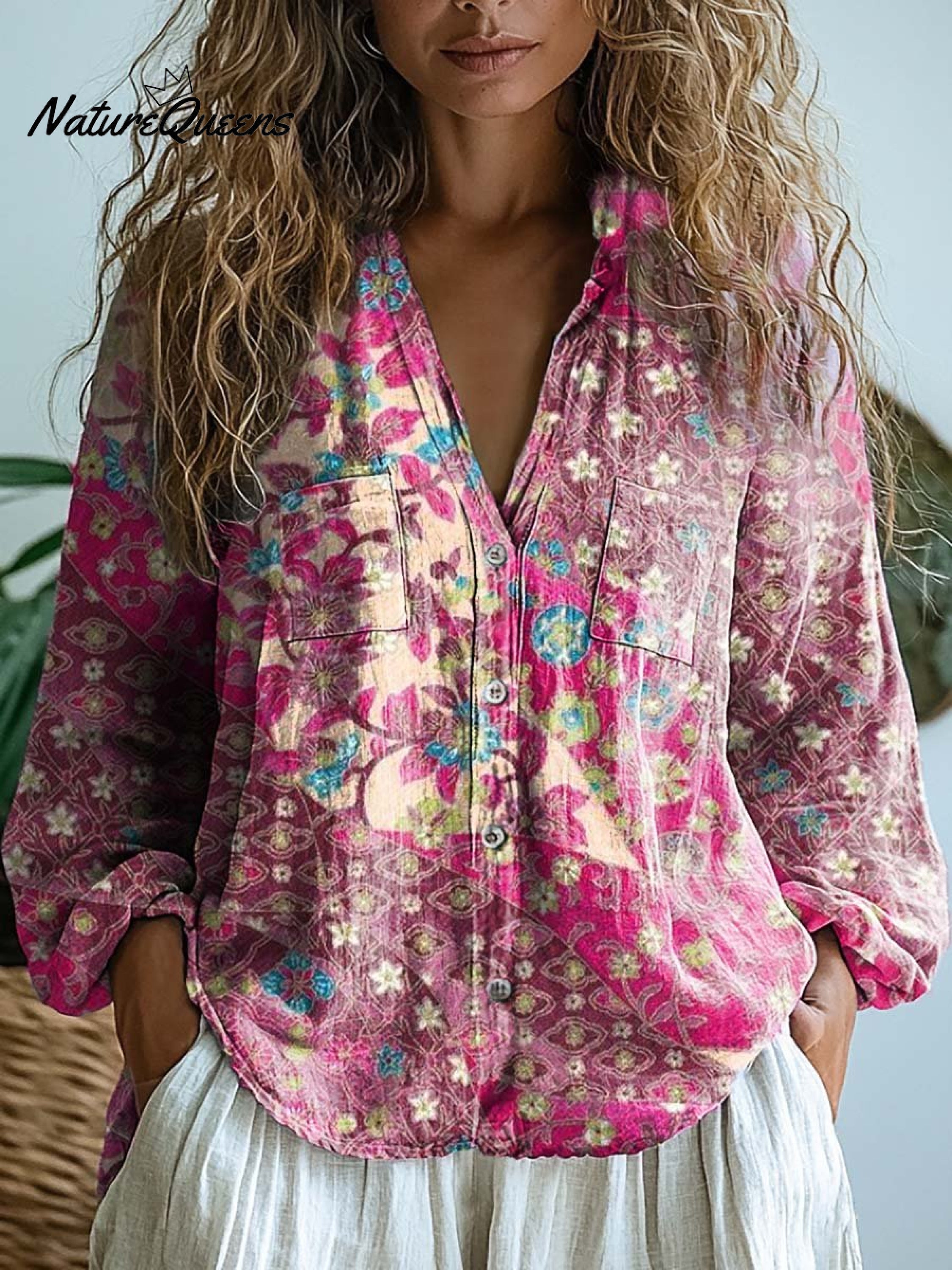 Troutbeck | Vintage Floral Print Blouse