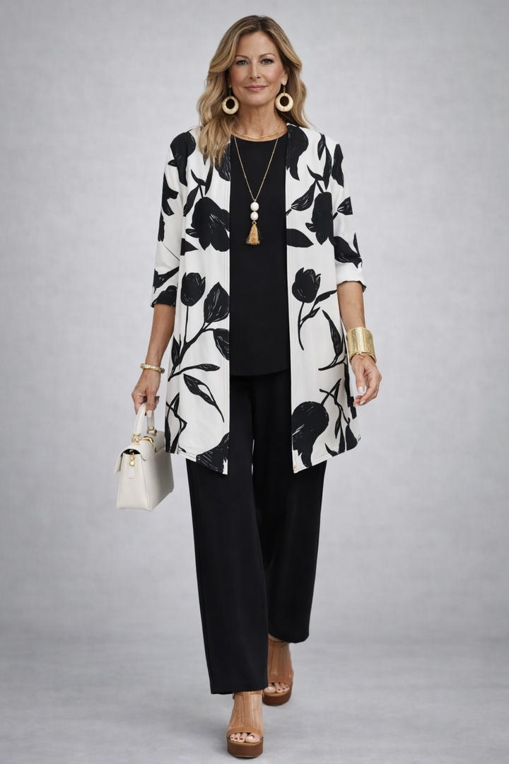 Etheline | Black Three-Piece Set