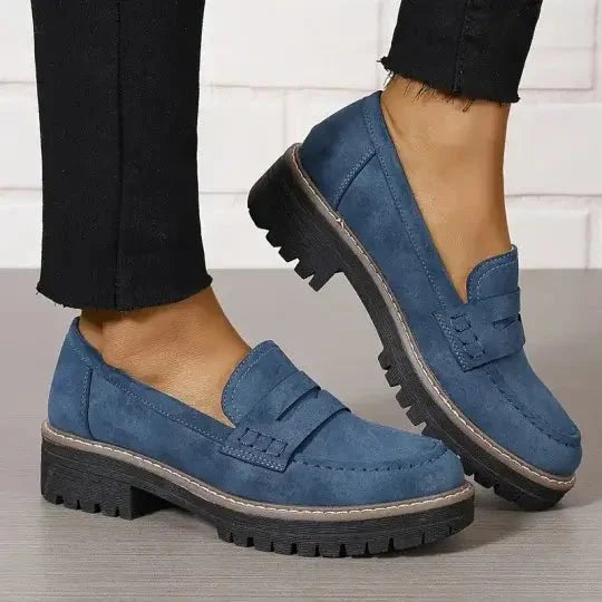 Danika | Comfortable Chunky Loafer Shoes