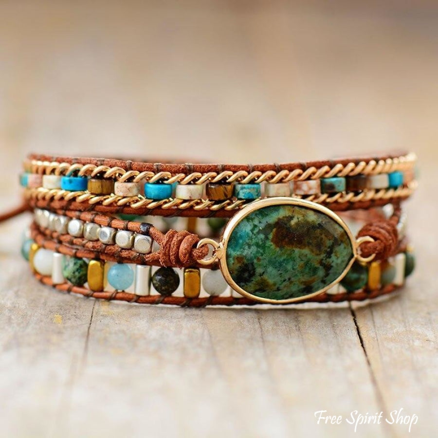 Jenny | African Turquoise & Mixed Beads