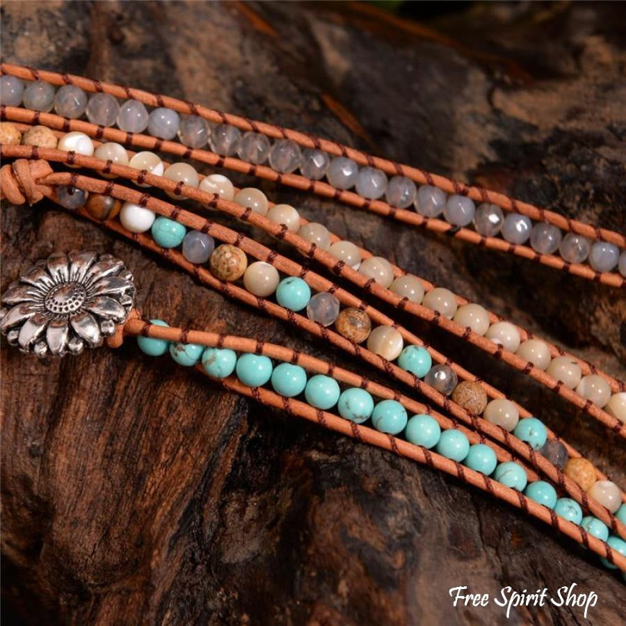 Bette | Agate, Jasper & Howlite Stone