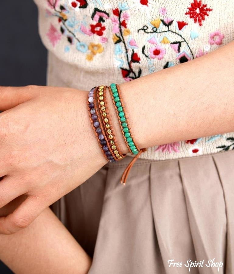 Lydia | Amethyst & Vintage Tibetan Bead