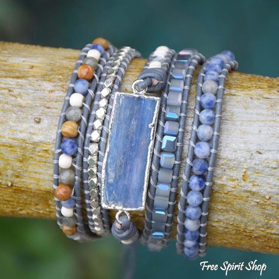 Ruby | Blue Topaz Sodalite & Howlite