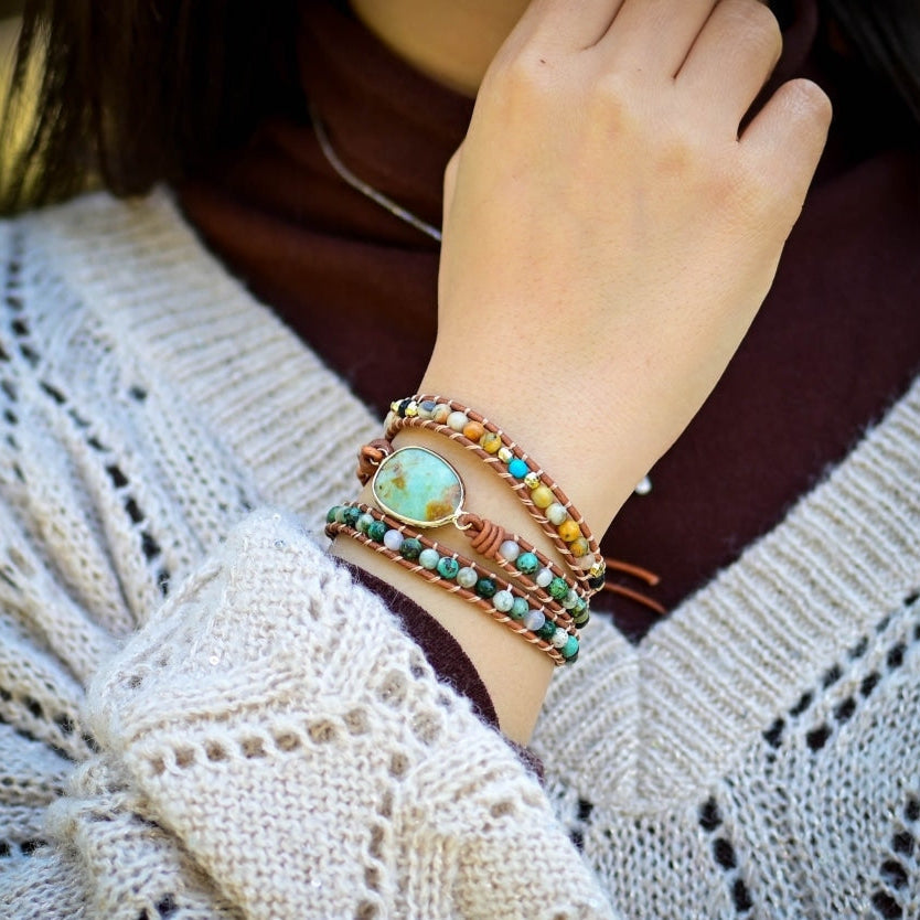Alexa | Green Jade Jasper and Moss