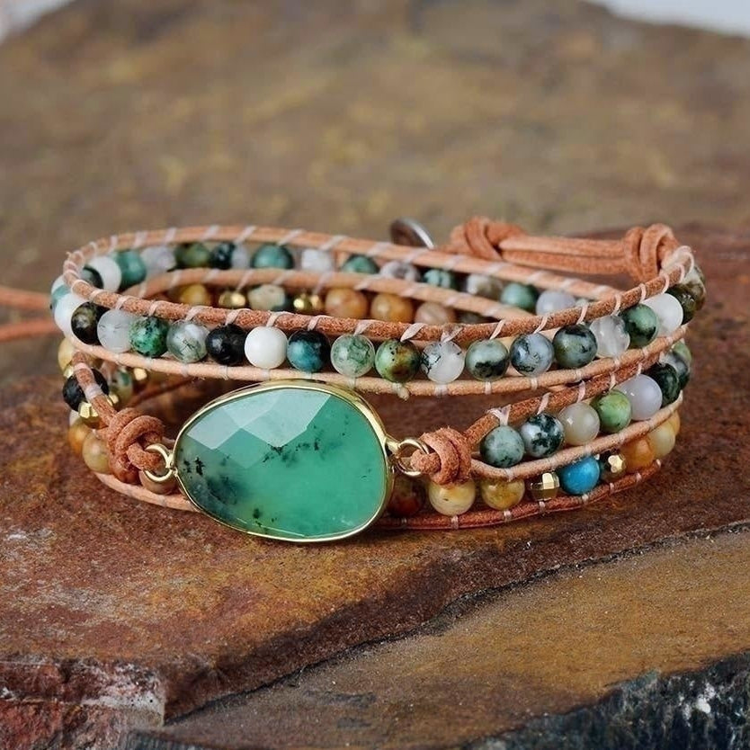 Alexa | Green Jade Jasper and Moss
