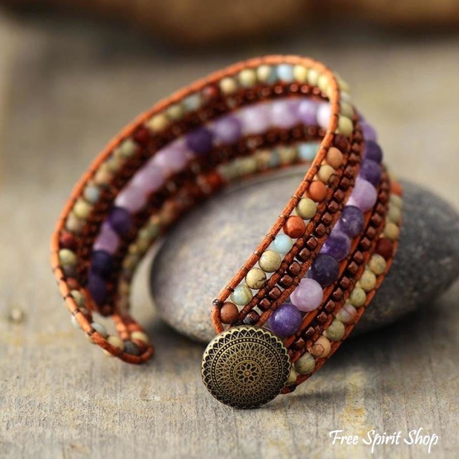 Sarah | King Jasper & Purple Quartz