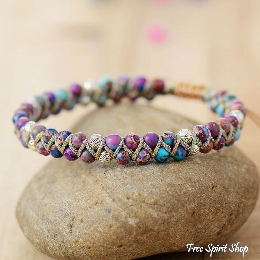 Gemma | Purple Jasper Friendship Bead