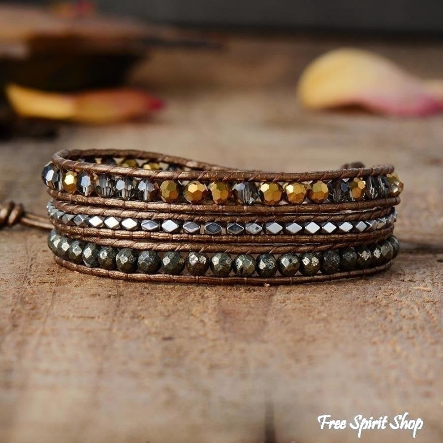 Della | Pyrite Bronze Wrap