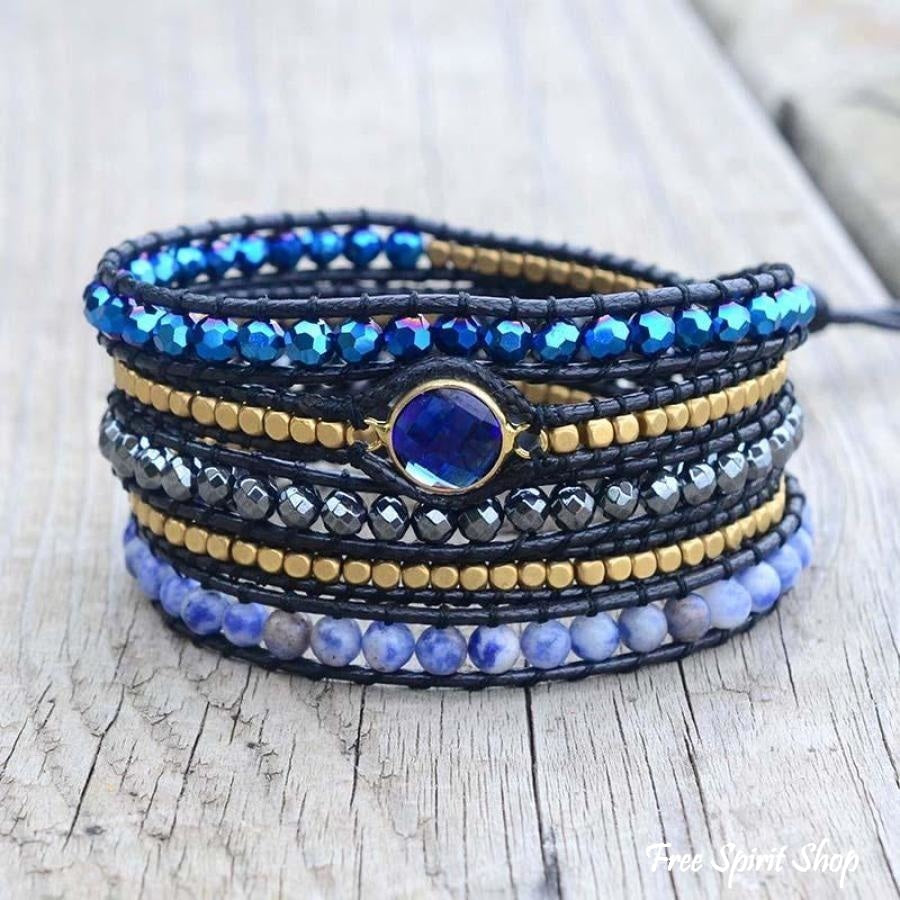 Violet | Sodalite Magic Blue Wrap