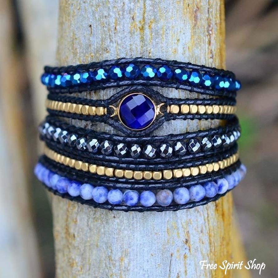 Violet | Sodalite Magic Blue Wrap