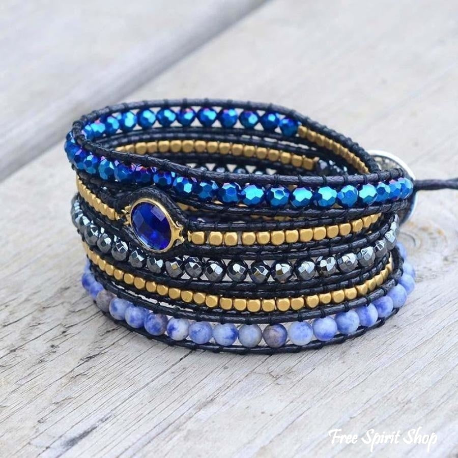 Violet | Sodalite Magic Blue Wrap