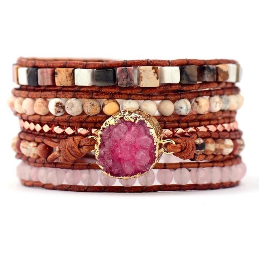 Heather | Strawberry Quartz Jasper & Rose
